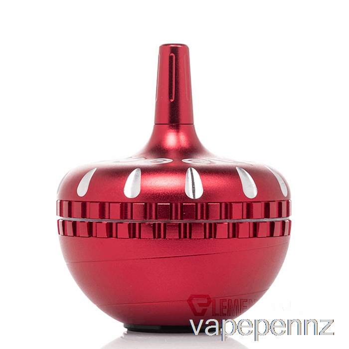 Cheech Glass 4 Part Spinner Grinder Red VAPE NZ